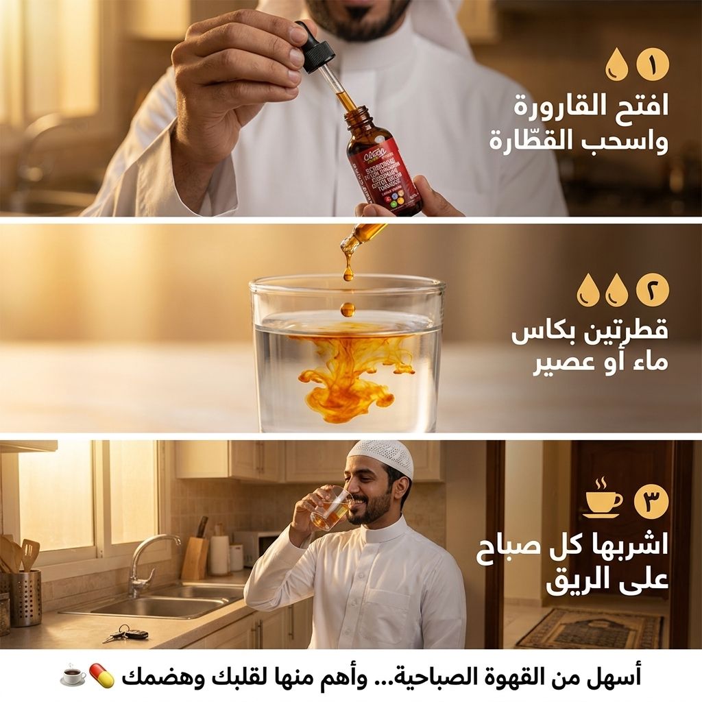 طريقة استخدام جلوكو — قطرة تحت اللسان